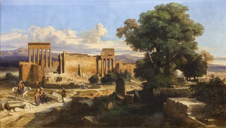 Ruinerna av Balbeck,1846 (olja på duk)