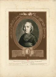 Porträtt av Claude-Benjamin Vallet 1754-1826, 1789.