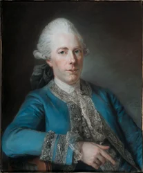 Porträtt av Marie-Joseph Peyre} (1730-1785), fransk arkitekt