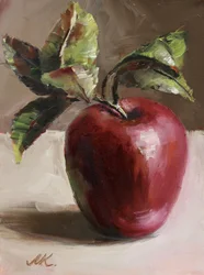 Ljusrött äpple