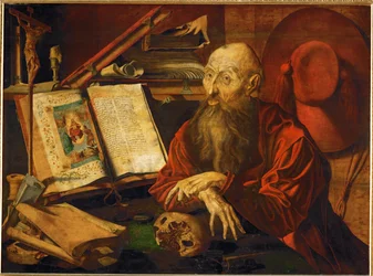 Sankt Hieronymus, mediterande (målning)