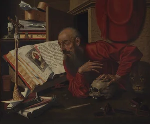 Den helige Hieronymus i sin cell