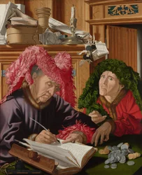Två skatteindrivare, c.1540