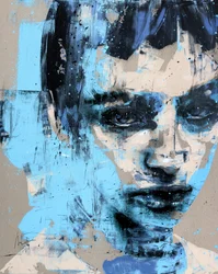 Somnium No. 1, Series XIV, 2024 (akryl och olja på omvänd duk)