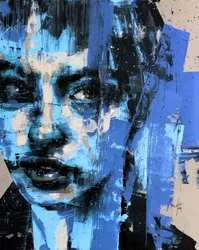 Somnium No. 2, Series XIV, 2024 (akryl och olja på omvänd duk)