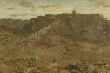 Bergigt landskap i Egypten