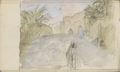 Gata med figurer i Biskra