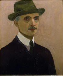 Självporträtt Marius Borgeaud