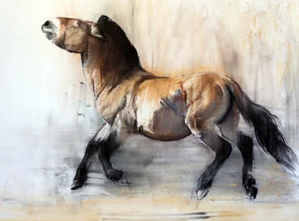 Ancient Horse (Przewalski på vintern), 2014