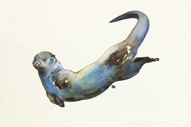 Aqua, 2014, (akvarell på papper)