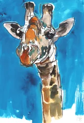Blue Sky Giraffe, 2018