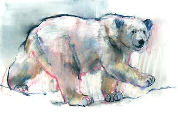 Rosa, 2016, (conté och pastell på papper)