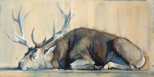 Stag, 2014, (0il på duk)