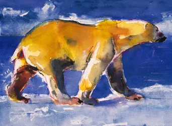 Yellow Bear, 1999 (blandmaterial på papper)