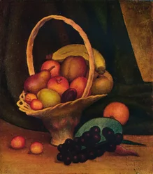 Korg med frukt, c1922