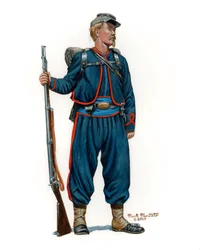 10:e infanteriregementet från New York, National Zouaves, 1:a uniformen från 1861, 2024