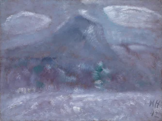 Mount Katahdin, snöstorm