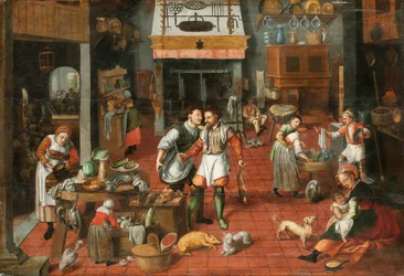 Köksinredning, ca. 1565.