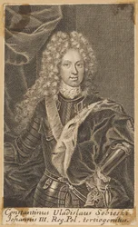 Constantinus Vladislaus Sobieski, Johan III:s, Polens kungs, tredje son [Konstanty Władysław Sobieski]