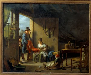Handlaren. Målning av Martin Drolling (1752-1817)