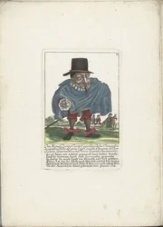 De Spaanse dwerg Don Miguel Zorrero Tuerto, ca. 1710 Don Miguel Zorrero Tuerto Cavallero de las Trencedas de capatos, far till den store kaptenen. Covielllo, släkting till Don Quijote, Governadoren i de okända Austral Lands (titel på objekt) Il Callott