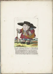De dwerg Crispin Skarnitz, ca 1710 Ehrnveste och Hochweiße Herr Crispin, Skarnitz ärftlig herre auff Pfeffermühl, riddare av braitten huth (titel på objekt) Il Callotto resurcitato eller nyinrett litet skåp (serietitel)