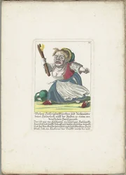 De dwerg Malper Höllriglin als waardin, ca 1710 Malper Höllriglin Würthin och avelsmor vid Hünerloch auff der Pasteij, i en otäck inrikesrättegång (titel på objekt) Il Callotto resurcitato eller nyinrett litet skåp (serietitel