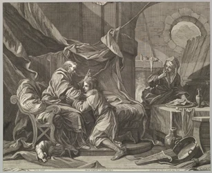 Isaac Blessing Jacob, 1700-talet.