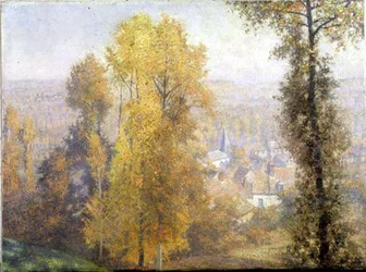 Autumn Glow (olja på duk)