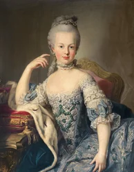 Ärkehertiginnan Marie Antoinette Habsburg-Lothringen (1755-93), 1767-68