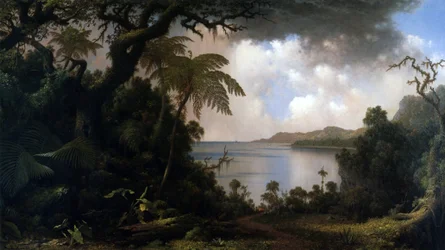 Jamaica, Utsikt från Fern-Tree Walk, 1887