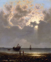 Solen bryter igenom molnen