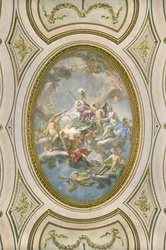 La Sapienza, tak på Salone d Onore eller Sala Napoleonica, 1777
