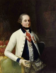 Nikolaus I, prins Esterházy 1714-1790 i uniformen för sitt ungerska infanteriregemente nr 33