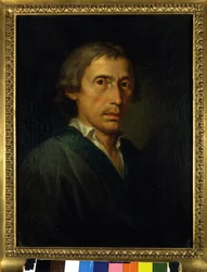 Porträtt av Giuseppe Parini (1729-1799) italiensk poet och författare Målning av Martin Knoller (1725-1804) 1760-1770 ca. Milano