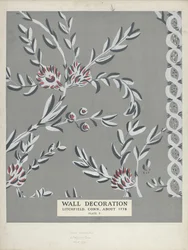 Dekorerad vägg, ca. 1938.