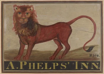 Red Lion Inn Sign, ca. 1939.