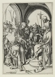 Kristus före Annas, sent 1400-tal