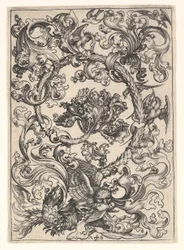 Prydnad med Owl Mocked by Day Birds, ca. 1435-1491.