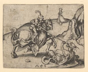 St George Slaying the Dragon, ca. 1435-1491.