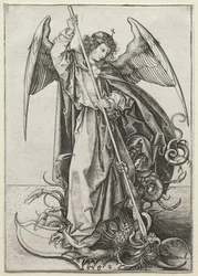 Ärkeängeln Michael genomborrar draken