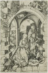 The Nativity, från Life of the Virgin
