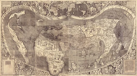 Världskarta över Universal Cosmographia, 1507