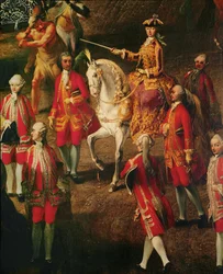 Kejsarinnan Maria Theresia under "Damenkarussell" den 2 januari
