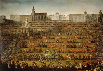 Isabella av Parmas ceremoniella intåg i Wien