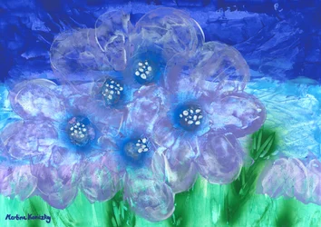 Blommor snäcka gurkört