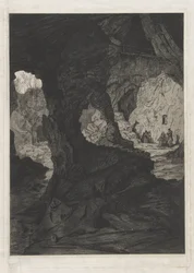 Utsikt över en grotta