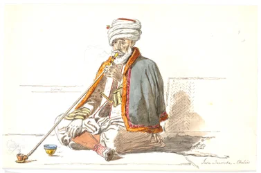 En turkisk opiumrökare (Jaia Dervicha) i Chalkis