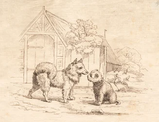 Illustration till "Halvhundra fabler för barn" av Hey