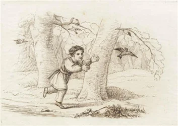 Illustration till "Halvhundra fabler för barn" av Hey